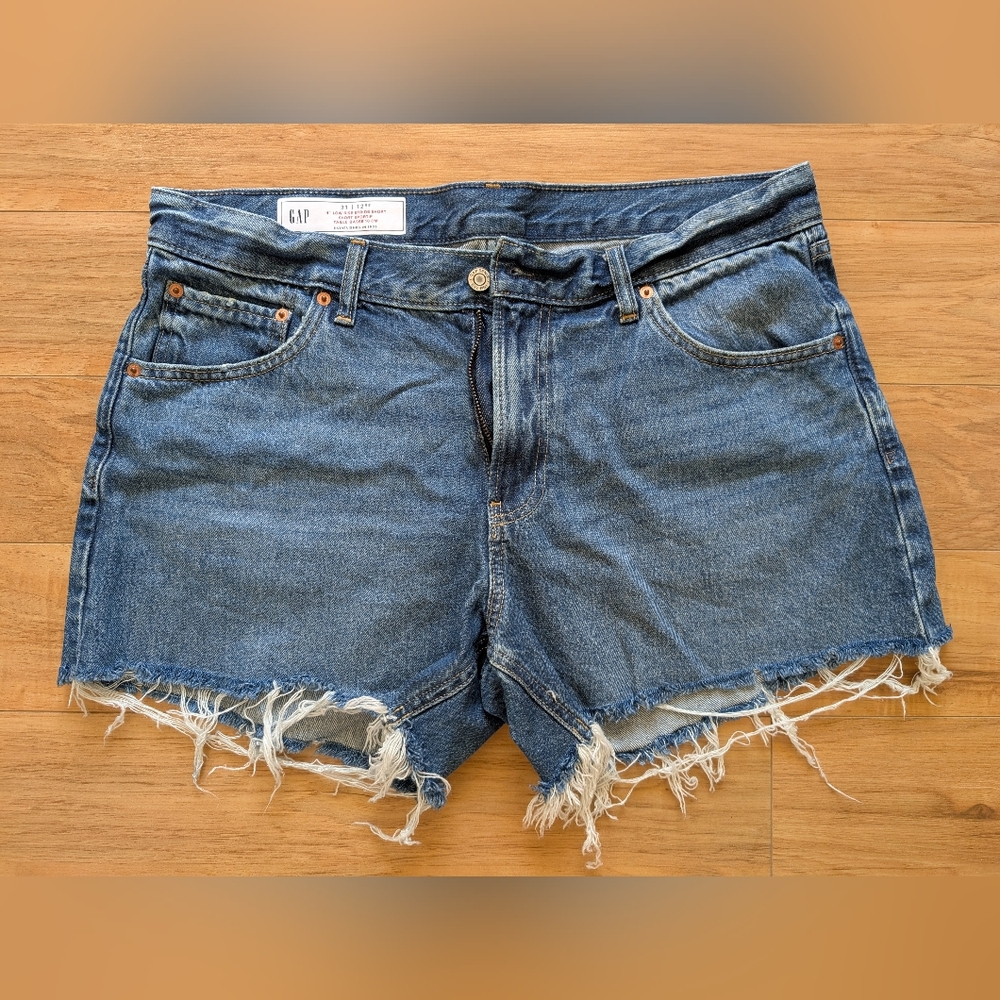 GAP Women's Blue Denim Shorts